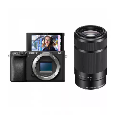 Sony Alpha A6400 Kit 16-50 + 55-210mm black