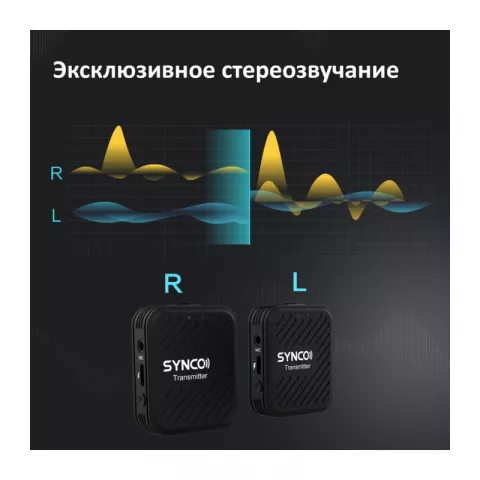 Synco G1A2 беспроводная микрофонная система 2,4 ГГц (2 передатчика)