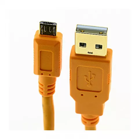 Кабель Tether Tools TetherPro USB 2.0 to Micro-B 5-Pin 4.6m Orange (CU5430ORG)