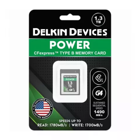 Карта памяти Delkin Devices Power CFexpress Type B G4 1.3TB 1780/1700Mb/s [DCFXBP13TG4]