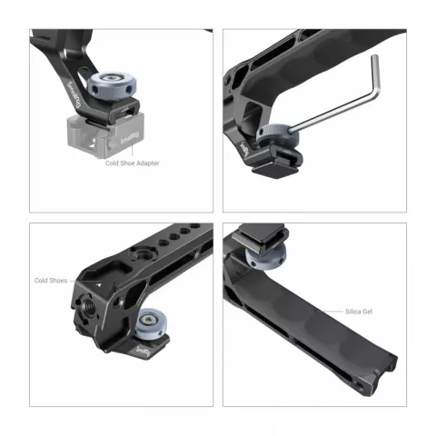 SmallRig 3764 Ручка верхняя облегченная Top Handle with Cold Shoe (Lite)
