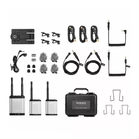 Saramonic vlink2 Kit2 RX+TX+TX два передатчика c петличными микрофонами и 1 приемником