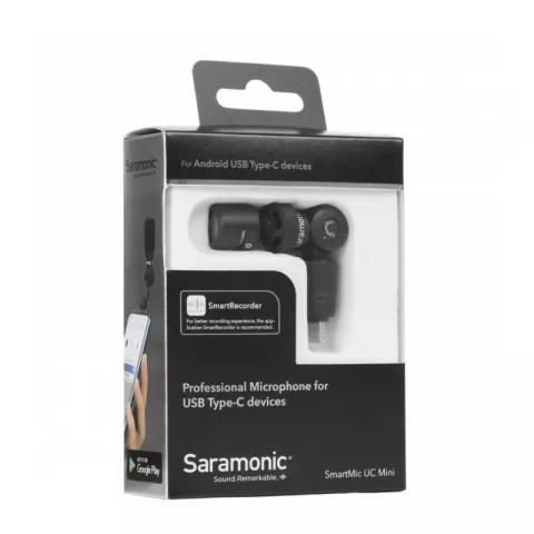 Saramonic SmartMic UC Mini Микрофон Plug & Play компактный всенаправленный для Android, USB-C