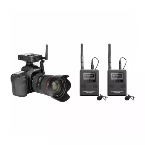 Радиосистема из 2 передатчиков и 1 приемника Saramonic SR-WM2100 (TX+TX+RX)