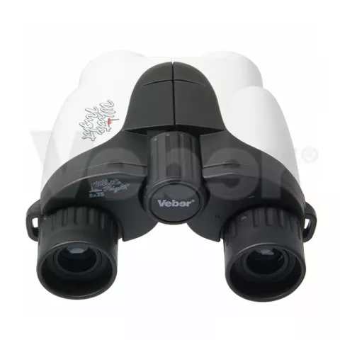 Бинокль Veber White Night 8x25 белый/черный