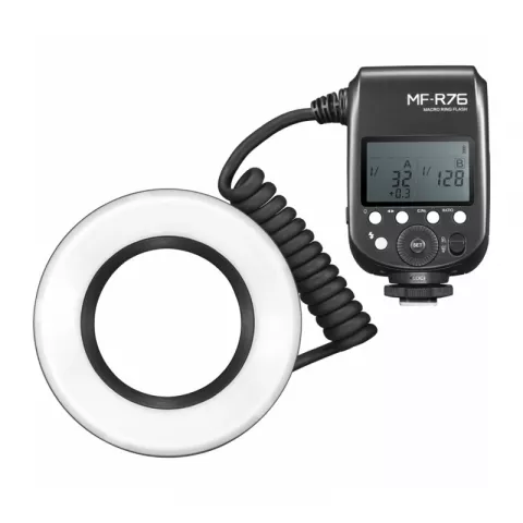 Вспышка для макросъемки Godox MF-R76 кольцевая
